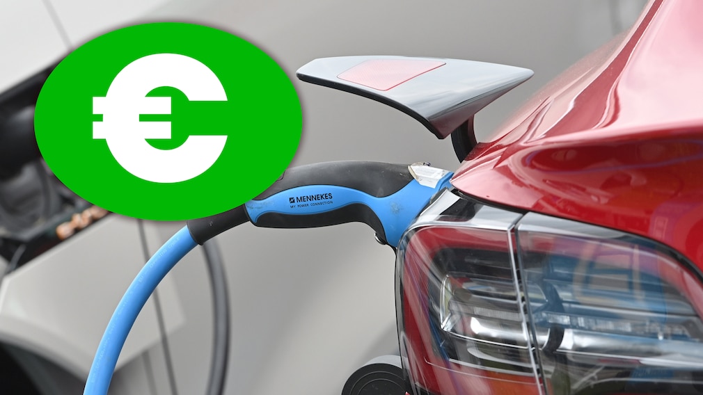 Umweltbonus Umweltprämie Kaufprämie E-Auto Förderung - Montage grün