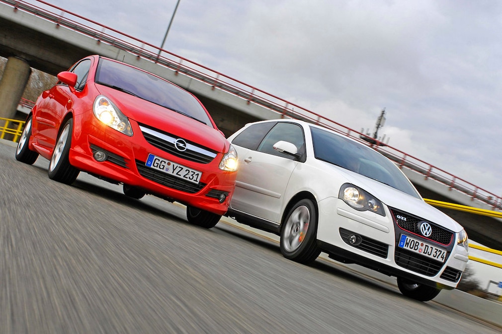 Opel Corsa GSi VW Polo GTI