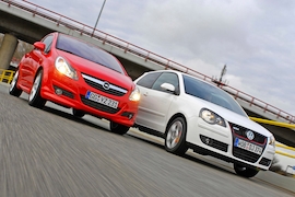 Opel Corsa GSi VW Polo GTI