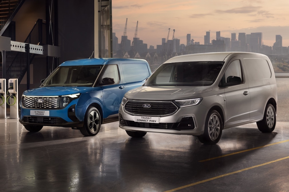 Ford E-Transit Courier und Ford Transit Connect