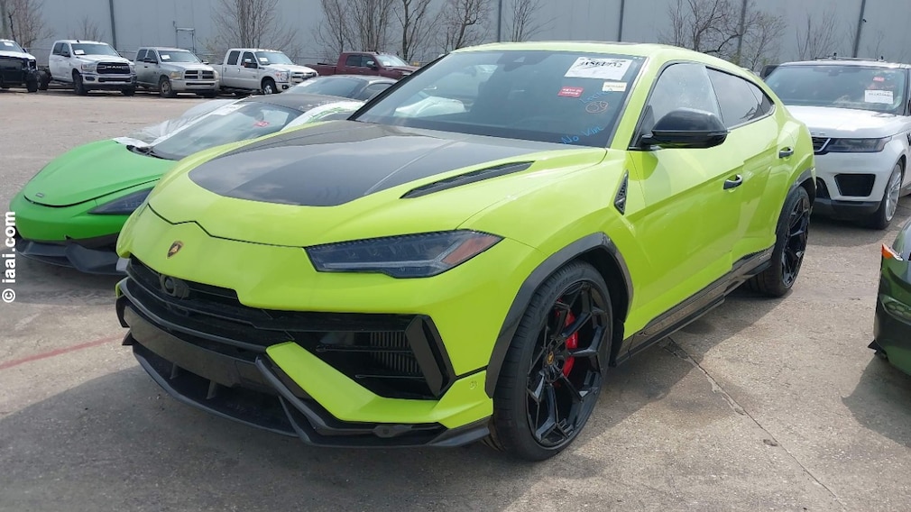 Lamborghini Urus Performante mit fehelnder Fahrgestellnummer