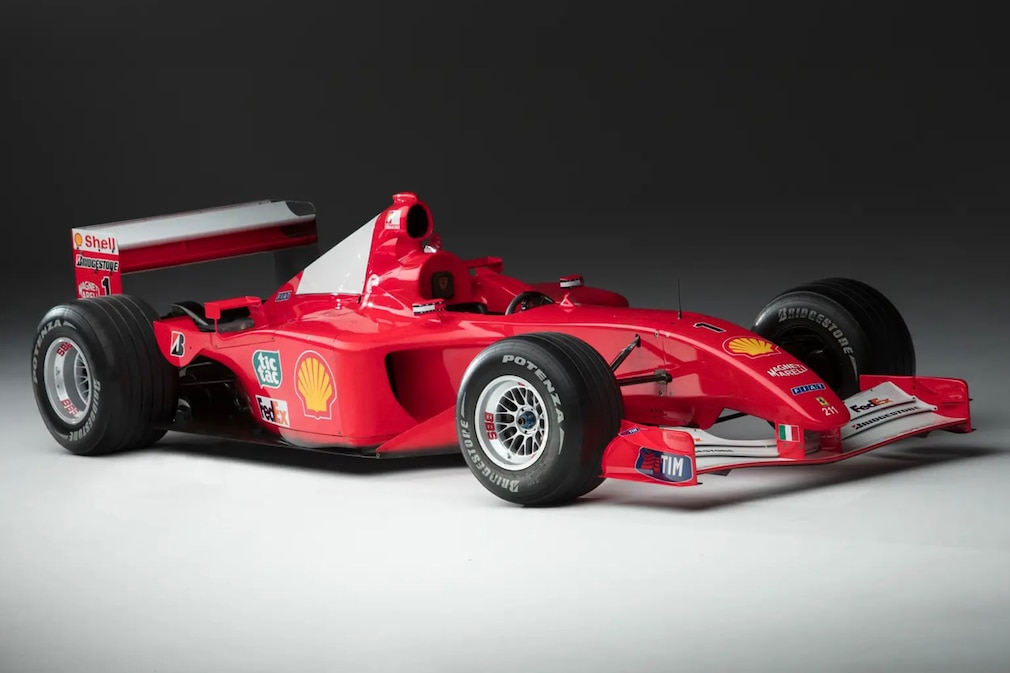 Legendärer Schumi-Ferrari F2001 wird bei Monaco-GP verkauft