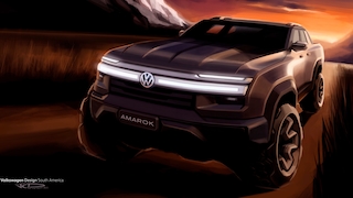 Designskizze des VW Amarok für Südamerika
