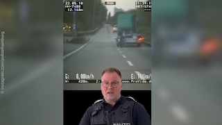 Virales Polizei Unfall-Video