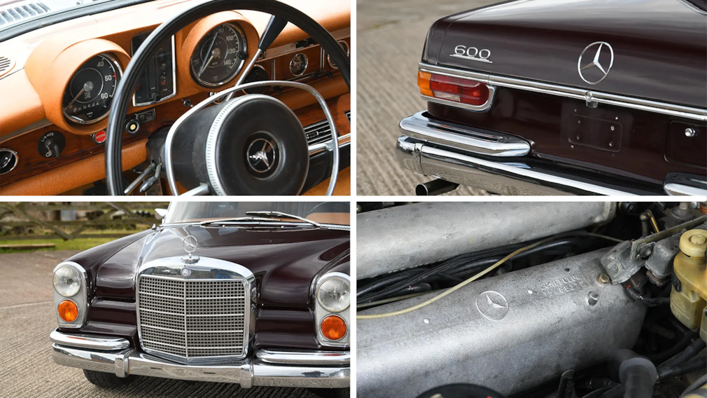 Collage Mercedes 600 von Jack Nicholson