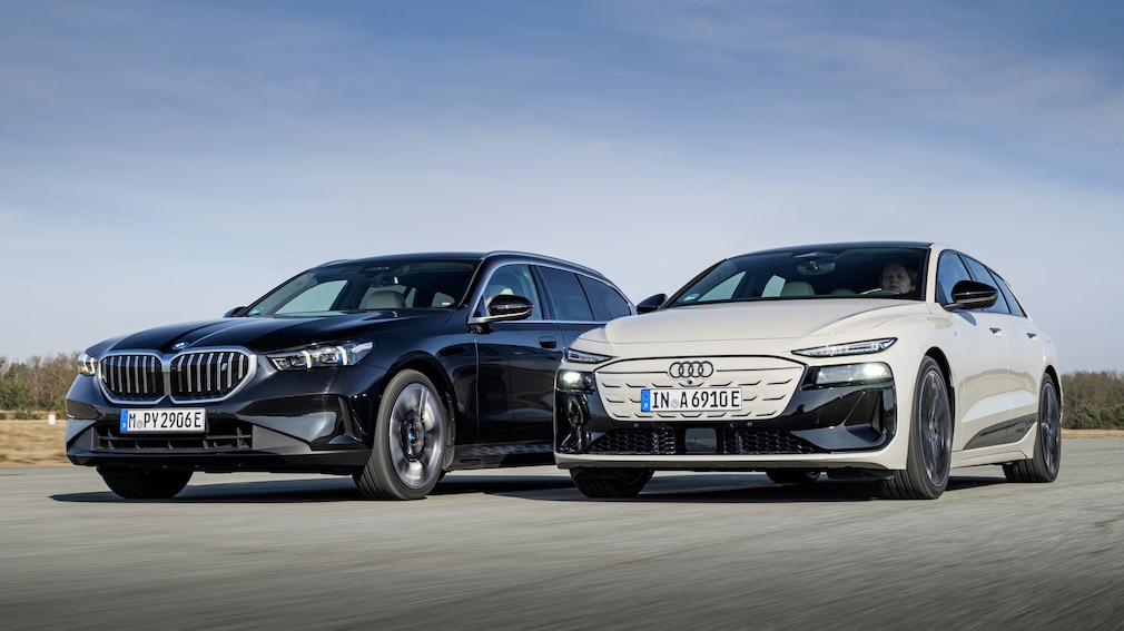 Audi A6 Avant e-tron performance BMW i5 xDrive40 Touring