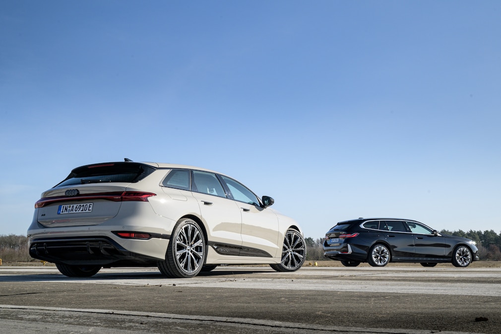 Audi A6 Avant e-tron performance BMW i5 xDrive40 Touring
