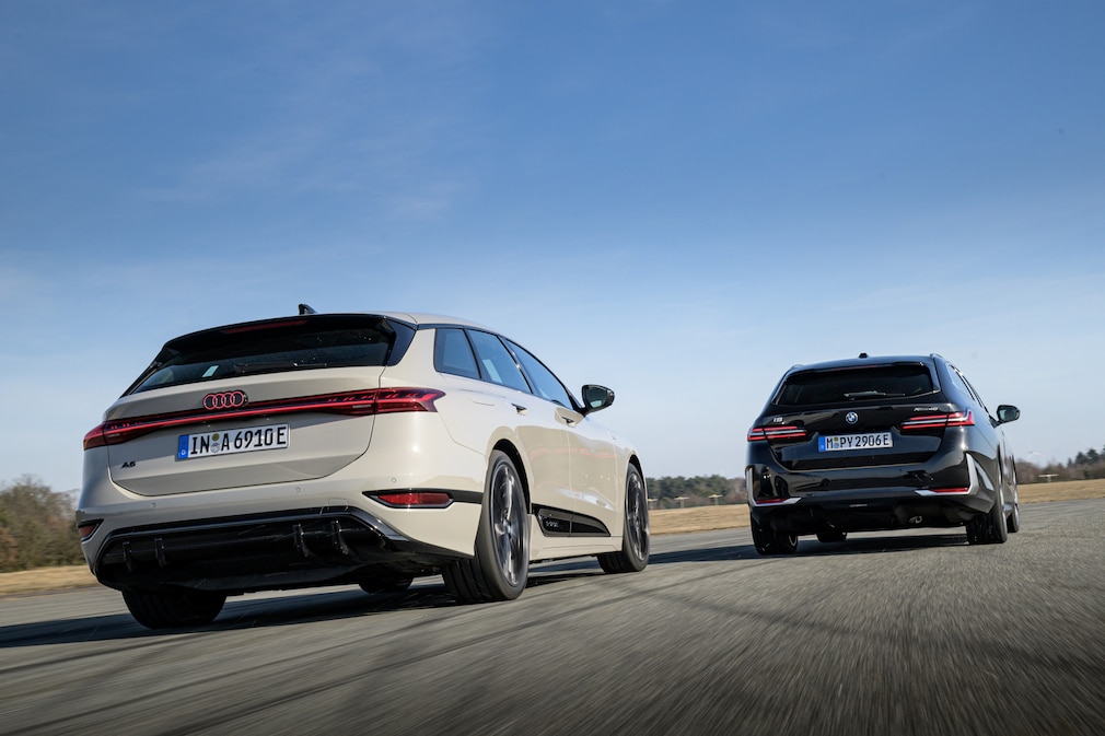 Audi A6 Avant e-tron performance BMW i5 xDrive40 Touring