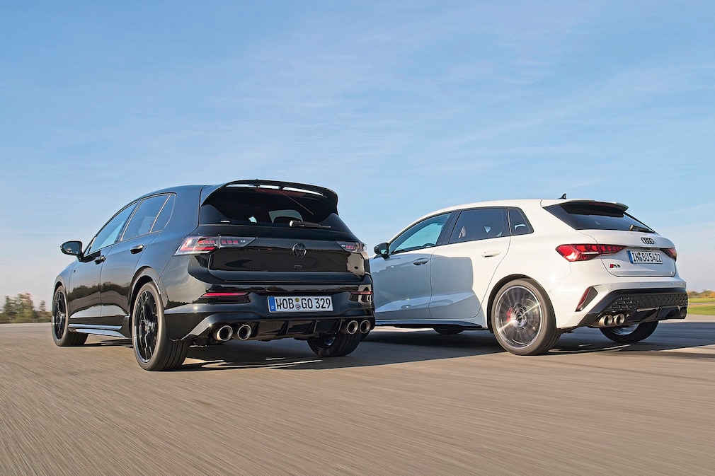 Audi S3 gegen VW Golf R: Vergleichstest