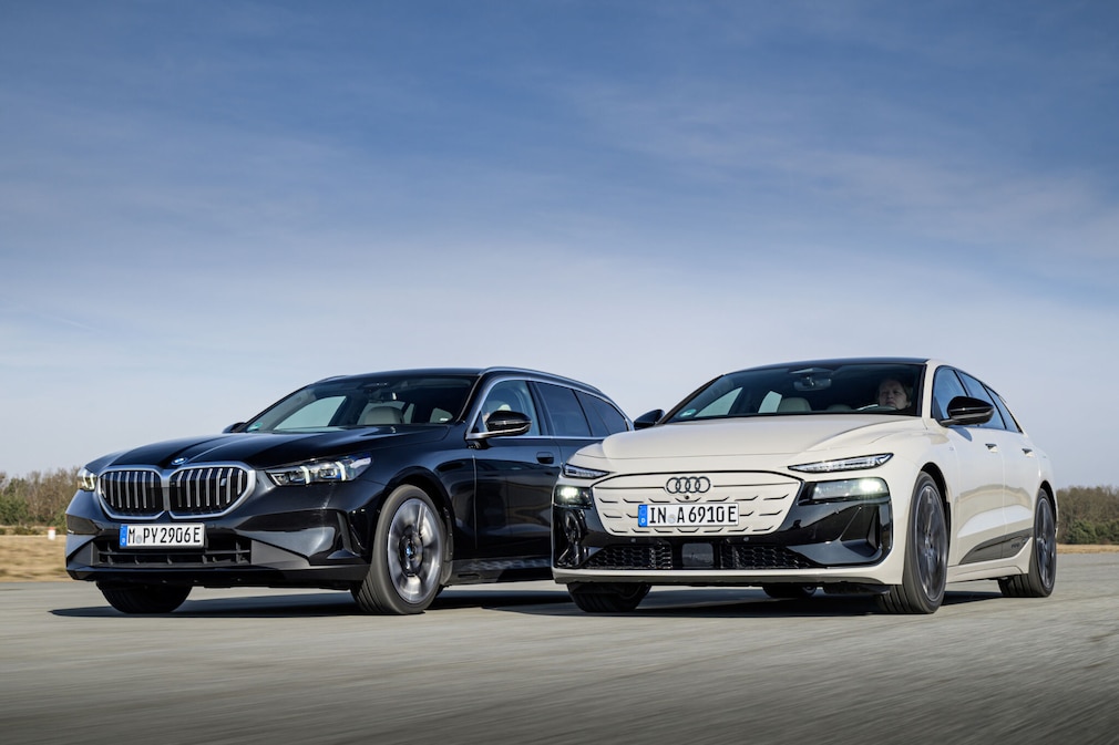 Audi A6 Avant e-tron performance BMW i5 xDrive40 Touring