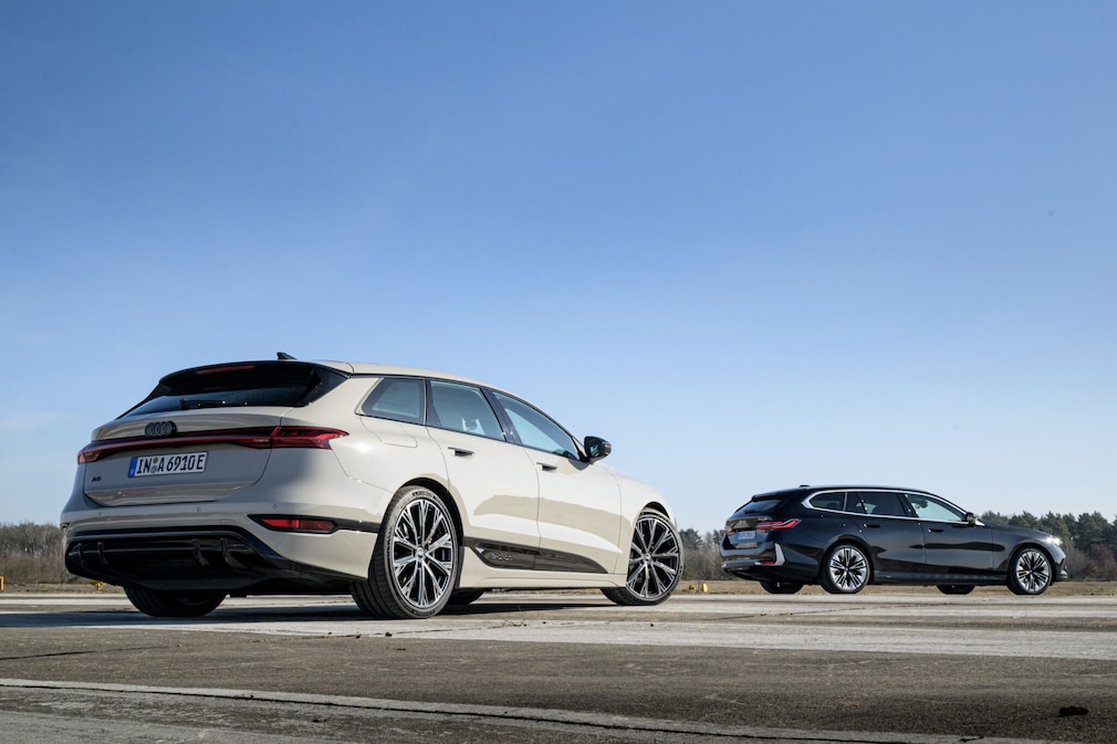 Audi A6 Avant e-tron performance BMW i5 xDrive40 Touring