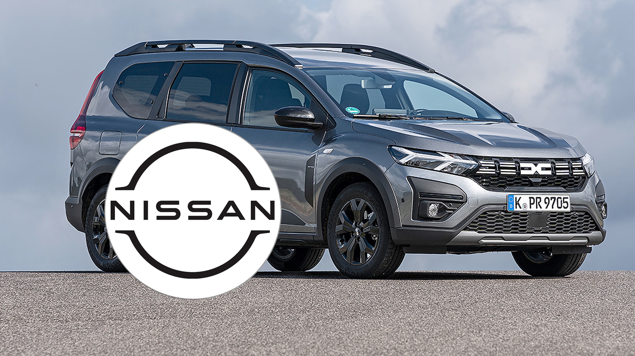 Der Dacia Jogger mit Nissan-Logo