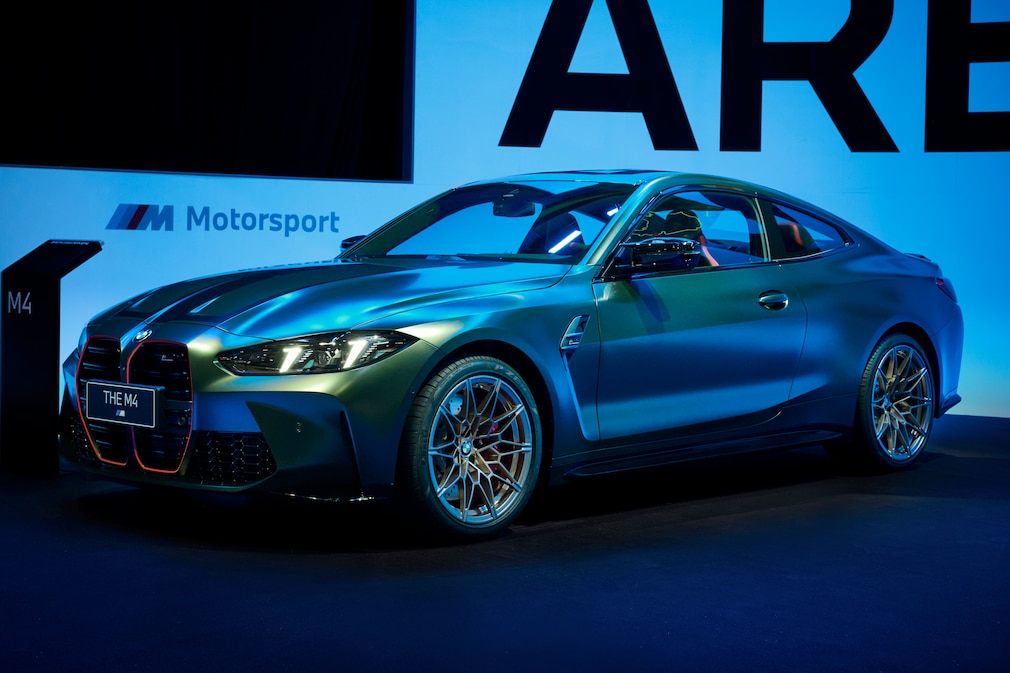 Der BMW M4 Edition Nürburgring auf der Messe Auto Shanghai 2025.
