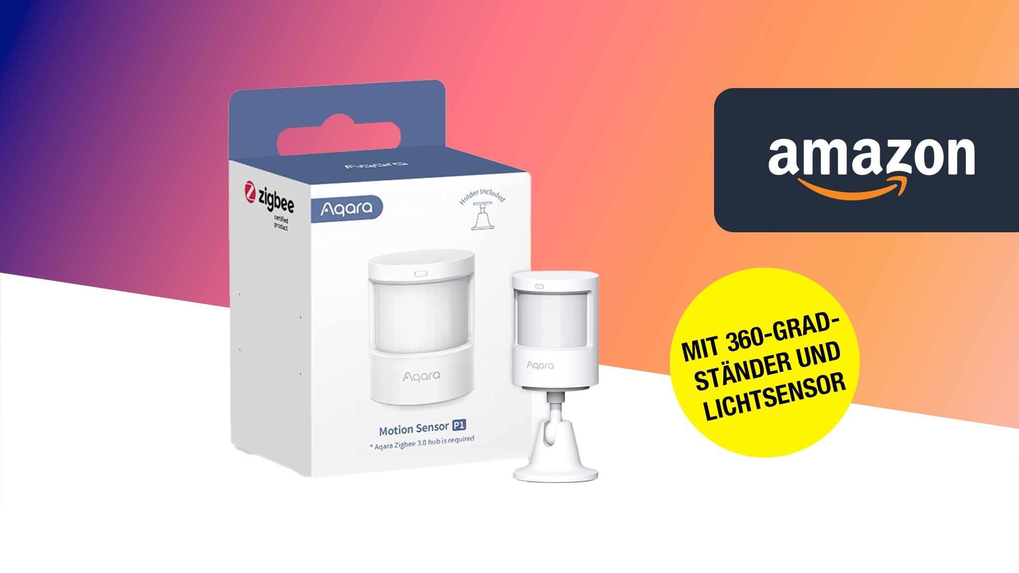Smarter Bewegungsmelder preiswerter: Aqara P1 (MS-S02) bei Amazon