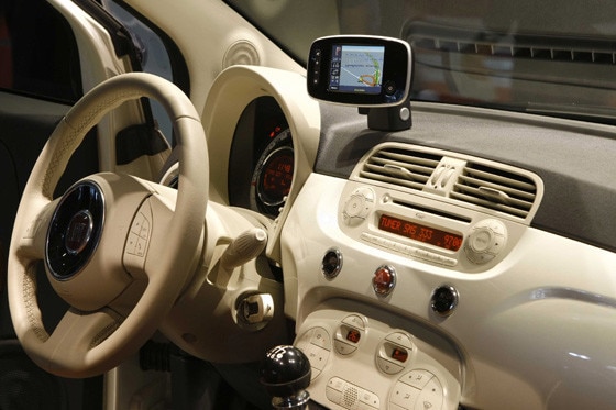 Fiat 500 mobiles Navi