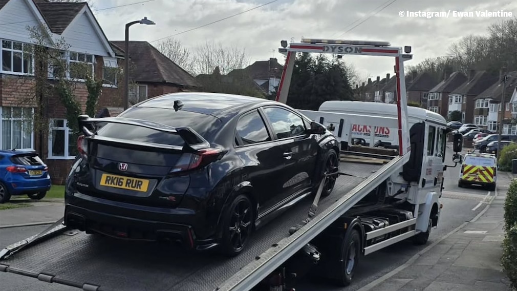 Gestohlener Honda Civic Type R