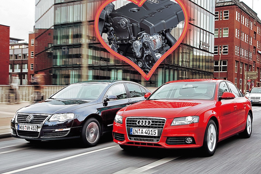 Test Audi A4 1.8 TFSI/VW Passat 1.8 TSI