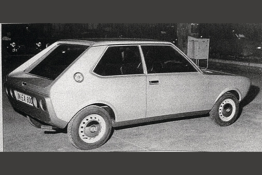 Designprototyp für den Audi 50 von Bertone