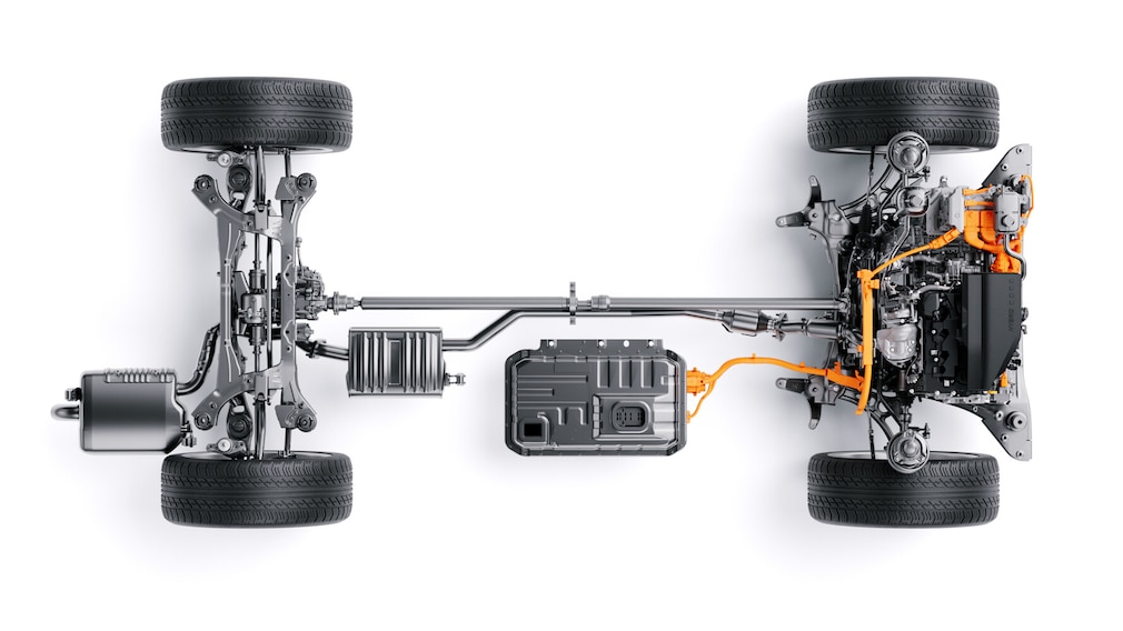 Hybridantrieb von Hyundai mit bis zu drei Elektromotoren