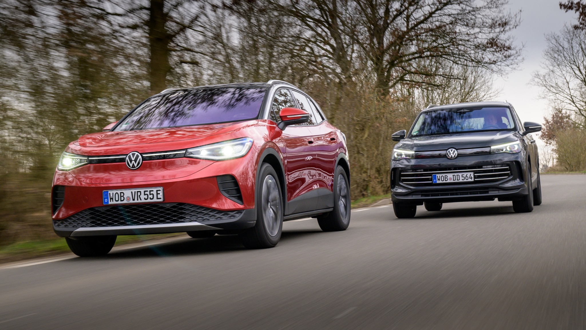 Starkes-E-Auto-oder-beliebter-Benziner-ID-4-trifft-auf-Tiguan