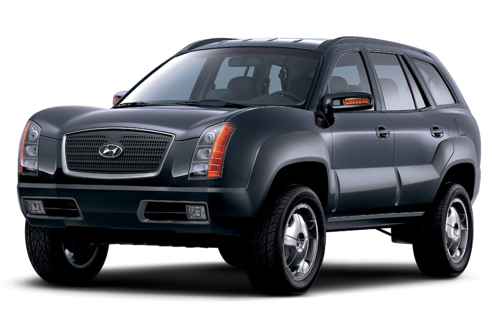 Studie Hyundai Mountaineer von schräg vorn
