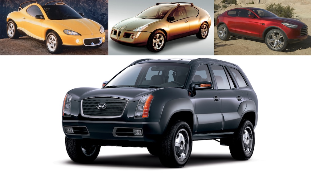vier SUV-Studien von Hyundai
