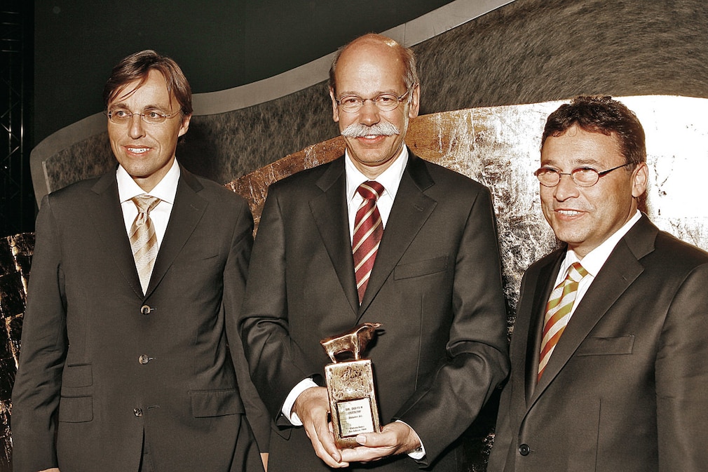 Dr. Andreas Wiele, Vorstand BILD Gruppe und Zeitschriften, Dr. Dieter Zetsche und Dr. Frank-B. Werner, Geschäftsführer Axel Springer Finanzen Verlag (v.l.)
