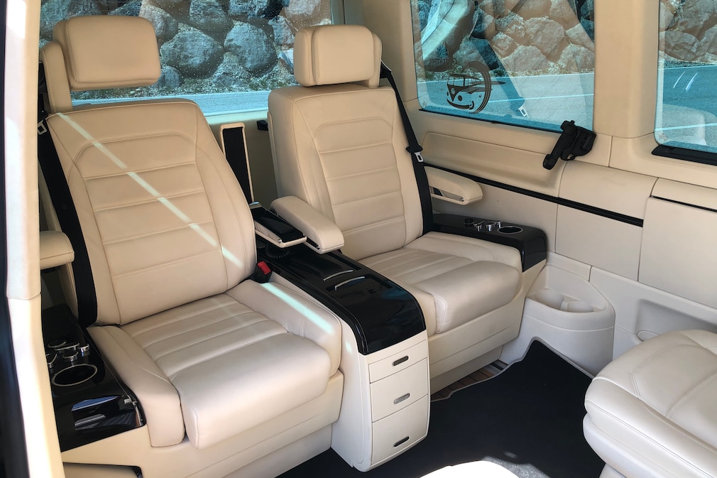 Sitze der dritten Sitzreihe im VW T6 Business