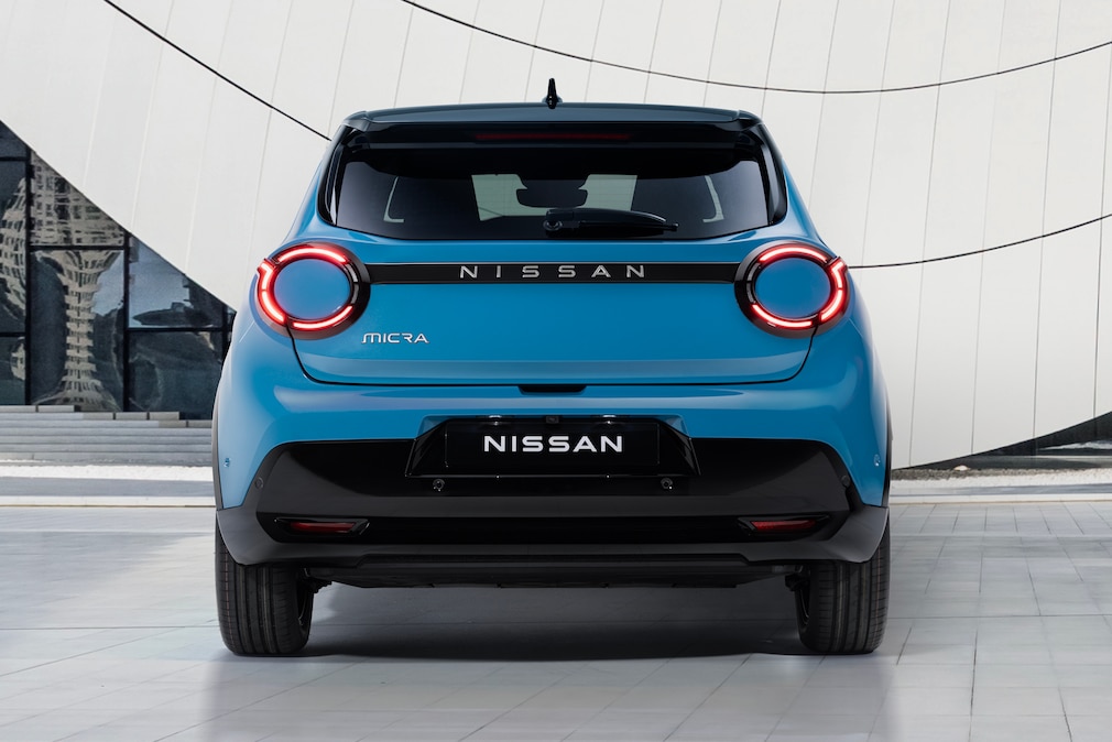 Das Heck des Nissan Micra
