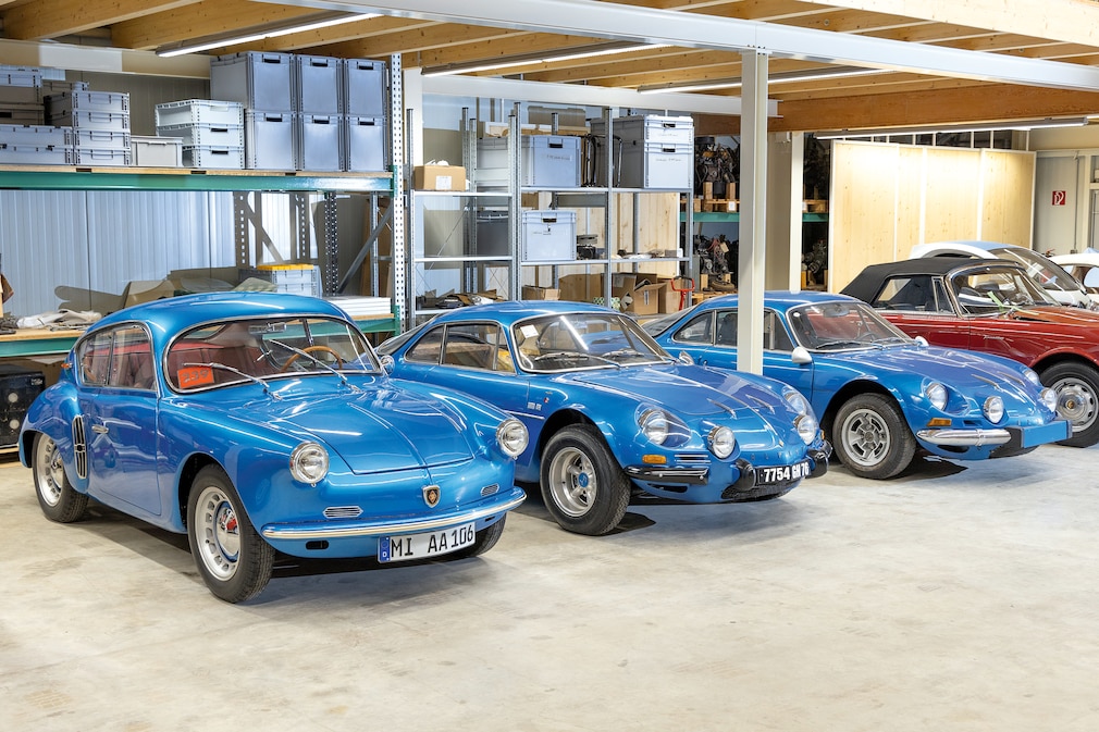 Alpine A106 (l., 1954–1963) und A110 (1960–1977)