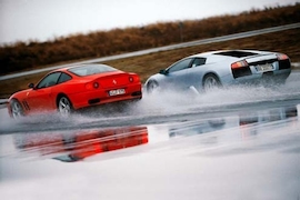 Ferrari trifft Lamborghini
