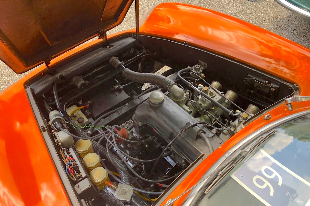 Bizzarrini 1900 GT Europa, Motor, Motorraum