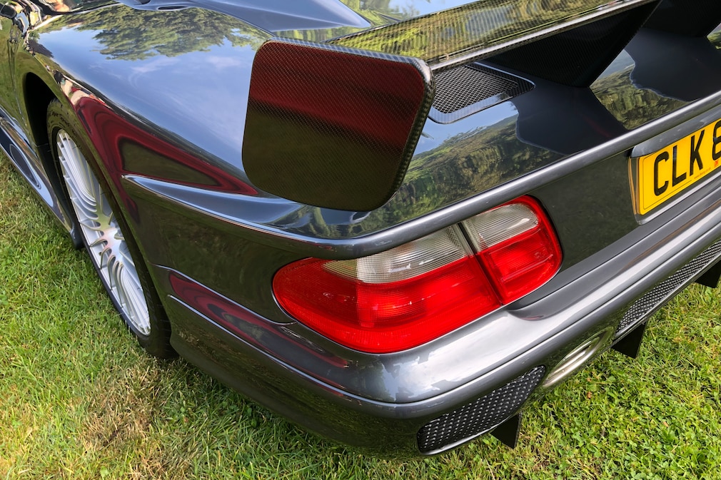 Heckleuchte eines Mercedes CLK GTR