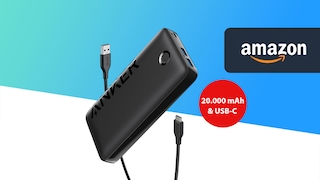 Amazon-Angebot: Anker-Powerbank mit 20.000 mAh und guter Testnote jetzt günstiger