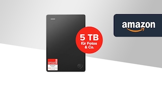 Amazon-Angebot: Kompakte Seagate-Festplatte mit 5 TB und USB 3.0 für nur 122 Euro