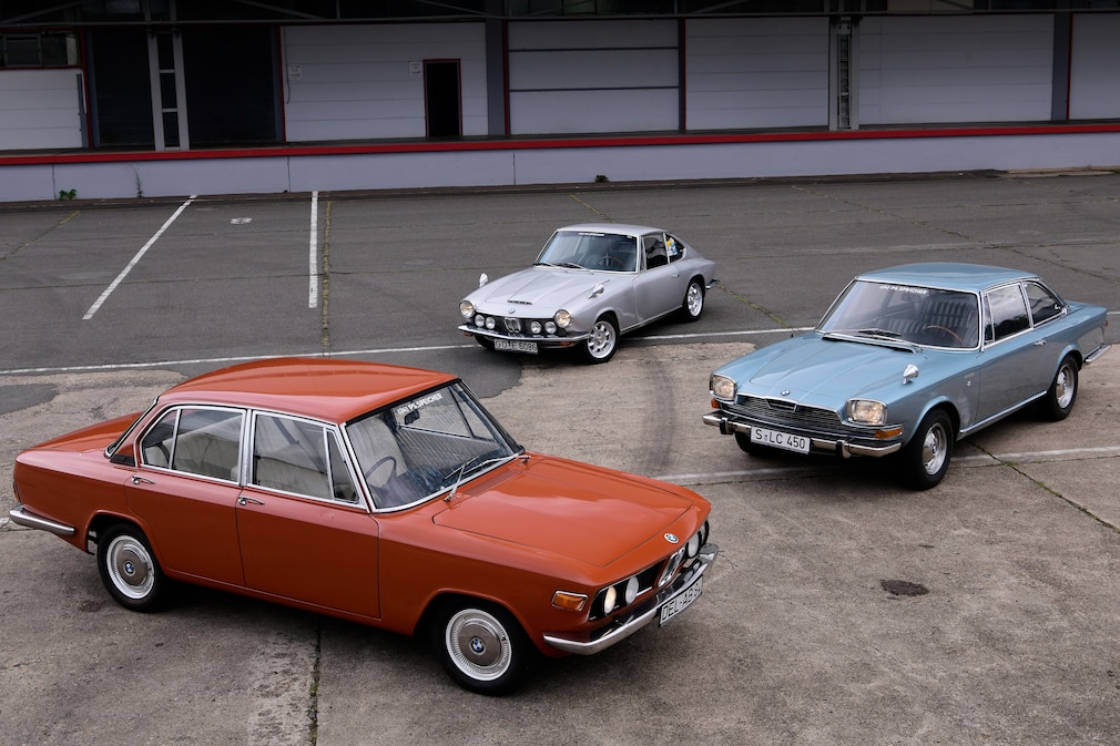 BMW 2004, BMW 1600 GT und BMW Glas 3000 V8