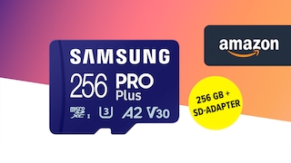Amazon-Angebot: MicroSD-Karte von Samsung mit satten 256 GB jetzt günstig sichern