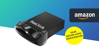 Amazon-Angebot: Winziger USB-Stick von SanDisk mit 128 GB Speicher zum Knallerpreis