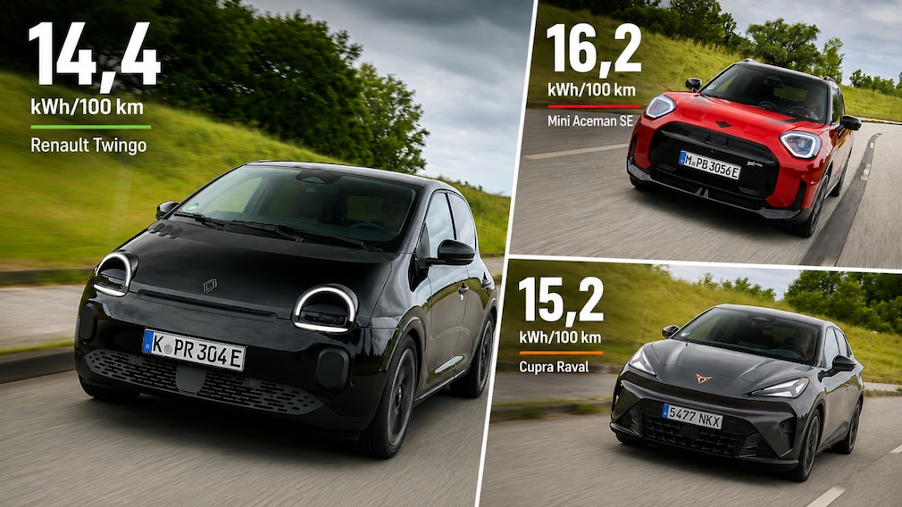 Renault Twingo E-Tech, Cupra Raval Endurance, Mini Aceman SE