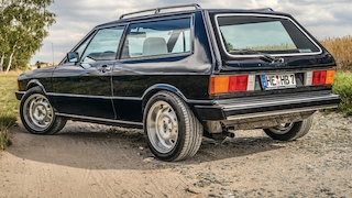 Artz Sciwago, dreitüriger Kombi auf Basis des VW Scirocco I, von schräg hinten