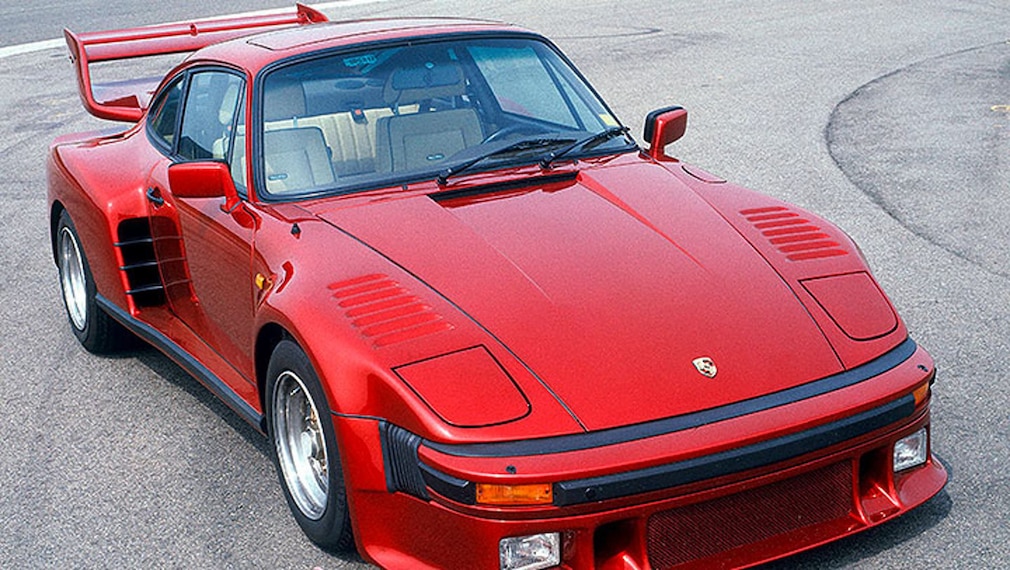 historisches Foto: Porsche 935 slant nose mit flacher Schnauze