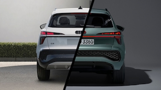 Audi Q3 Basisiausstattung versus Werbefotos
