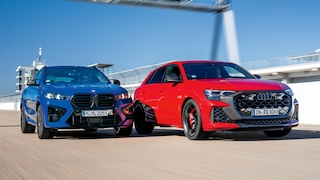 Audi RS Q8 performance vs. BMW X6 M Competition