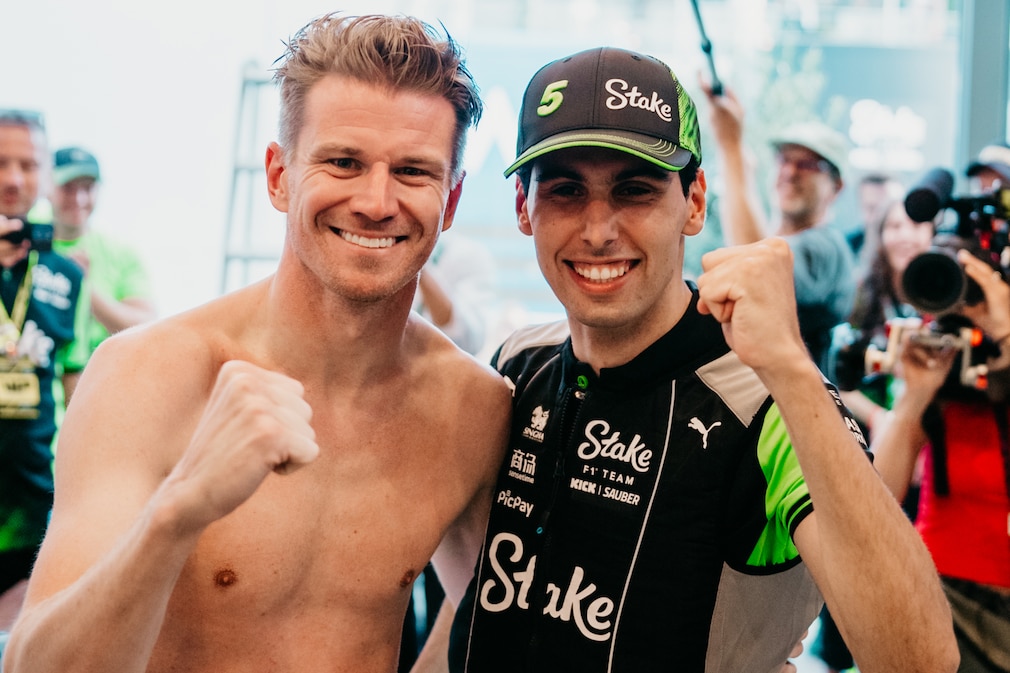 Nico Hülkenberg und Gabriel Bortoleto