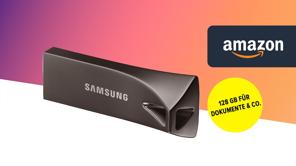 Amazon-Angebot: Handlicher USB-Stick mit 128 GB von Samsung günstiger sichern