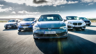 TÜV-Vergleich: VW Golf 8 gegen Mercedes A-Klasse, BMW 1er, Kia Ceed und Opel Astra