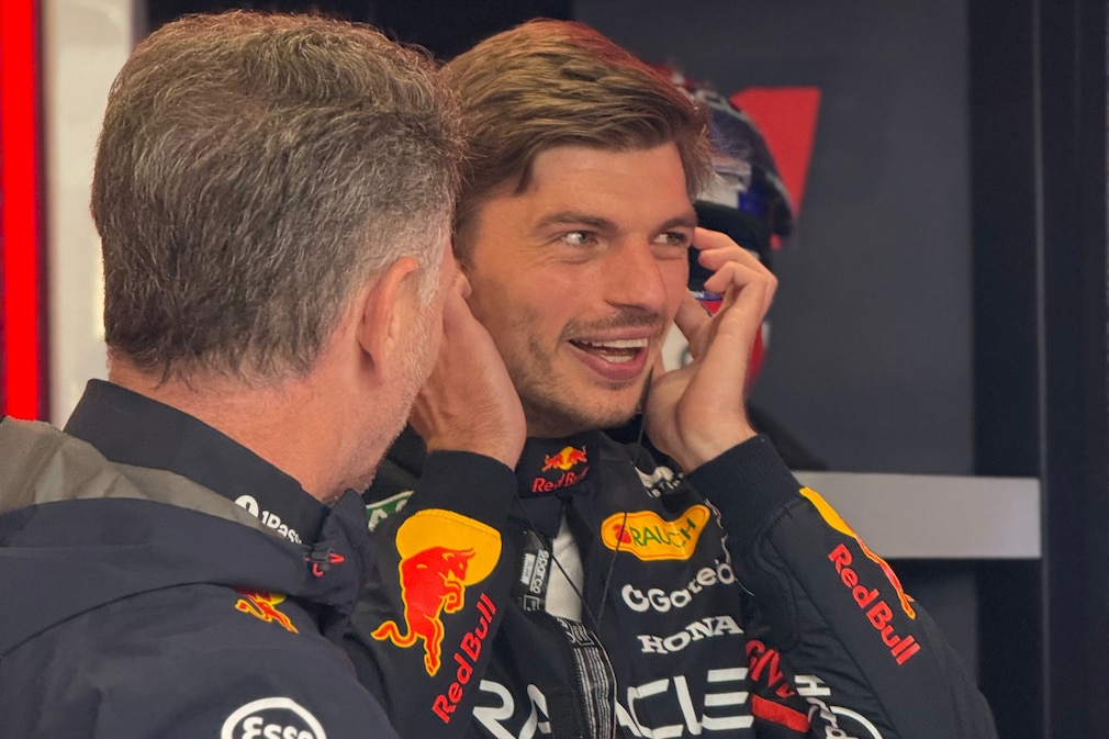 Christian Horner und Max Verstappen