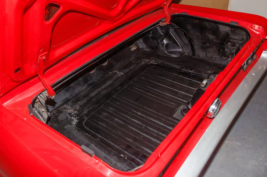 Kofferraum des Ford Mustang Cabrio