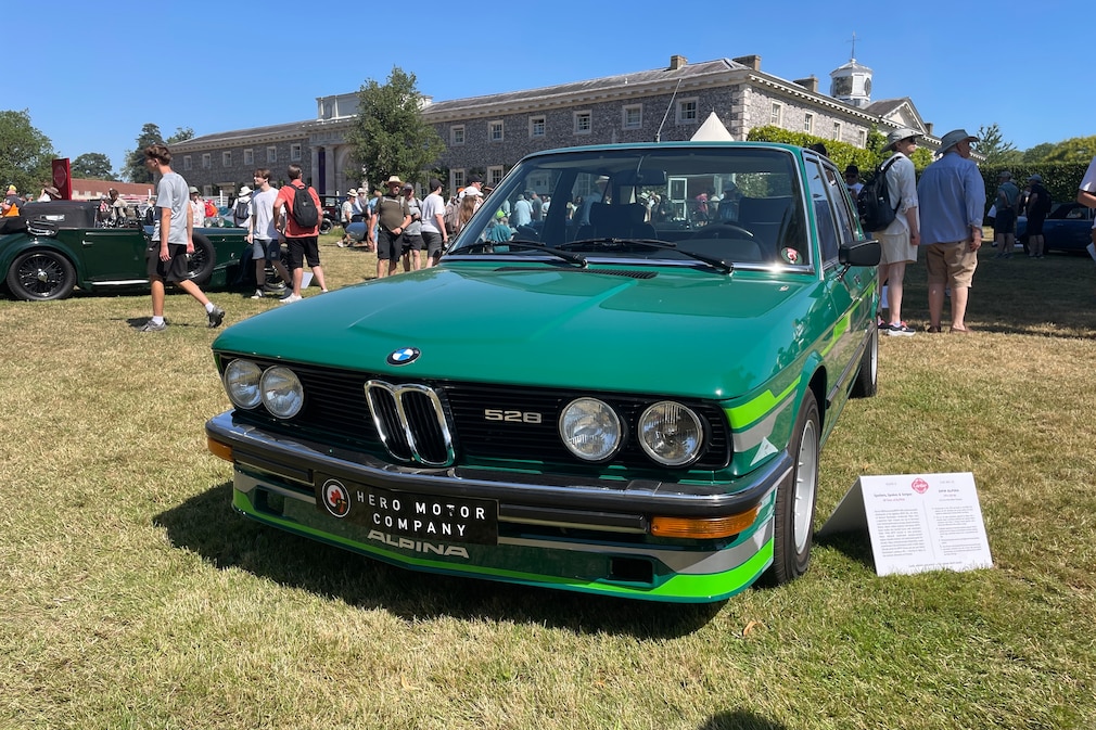 Alpina B6 auf Basis von BMW 528 E12 von 1976 beim Goodwood Festival of Speed