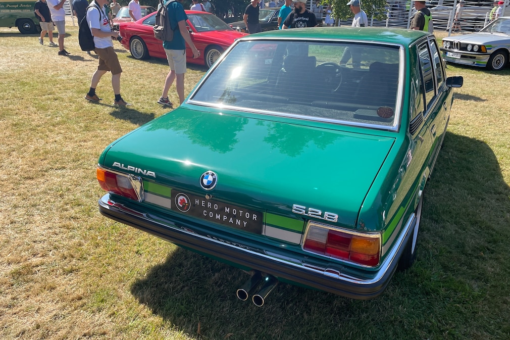 Alpina B6 auf Basis von BMW 528 E12 von 1976 beim Goodwood Festival of Speed